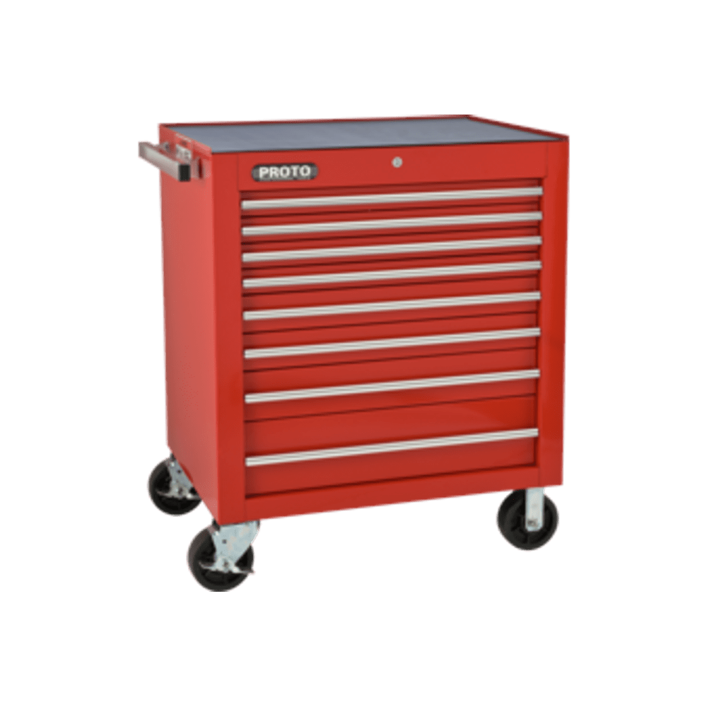 GABINETE C/RUEDAS  C/ ROJO 34 X 25X 41 IN PROTO J453441-8RD